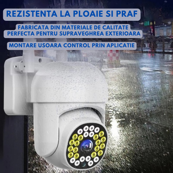 Set 2 x Camera de Supraveghere Jortan, JT-8161QJ, Full Color, Smart & Wifi IP Camera + 2 x Card 32GB INCLUS!