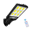 4+1 GRATIS ! Lampă Solară Dasgut 160W cu 80 LED COB, 3500 Lumeni, 9 Celule, Senzor de Mișcare și Inducție, Telecomandă, 3 Moduri de Iluminare, IP65, Autonomie până la 10 Ore