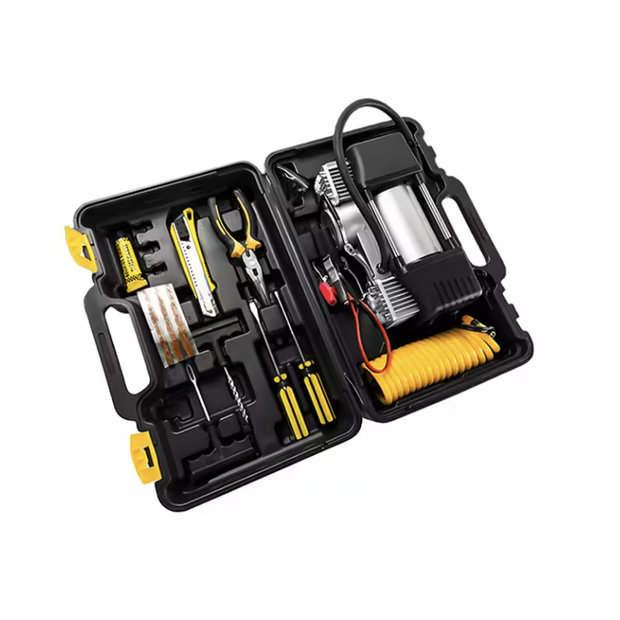 Kit Pană Auto cu Compresor 12V – Soluție Rapidă pentru Anvelope