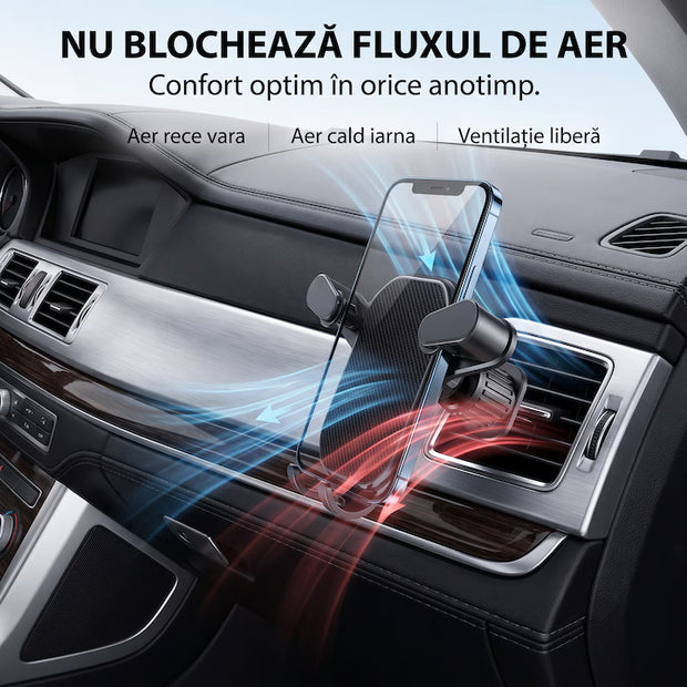 Oferta 1+1 ! Suport Auto pentru Telefon, Reglabil 360°